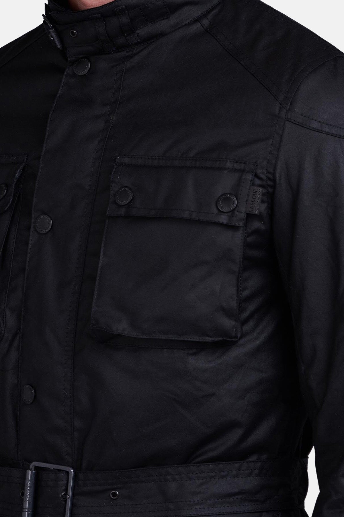 Jacke aus gewachster Baumwolle