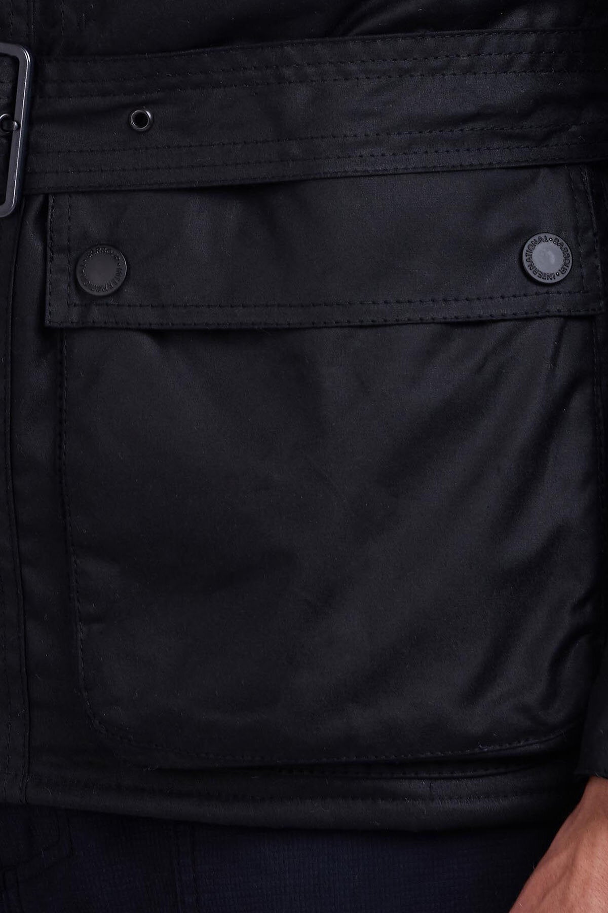 Jacke aus gewachster Baumwolle