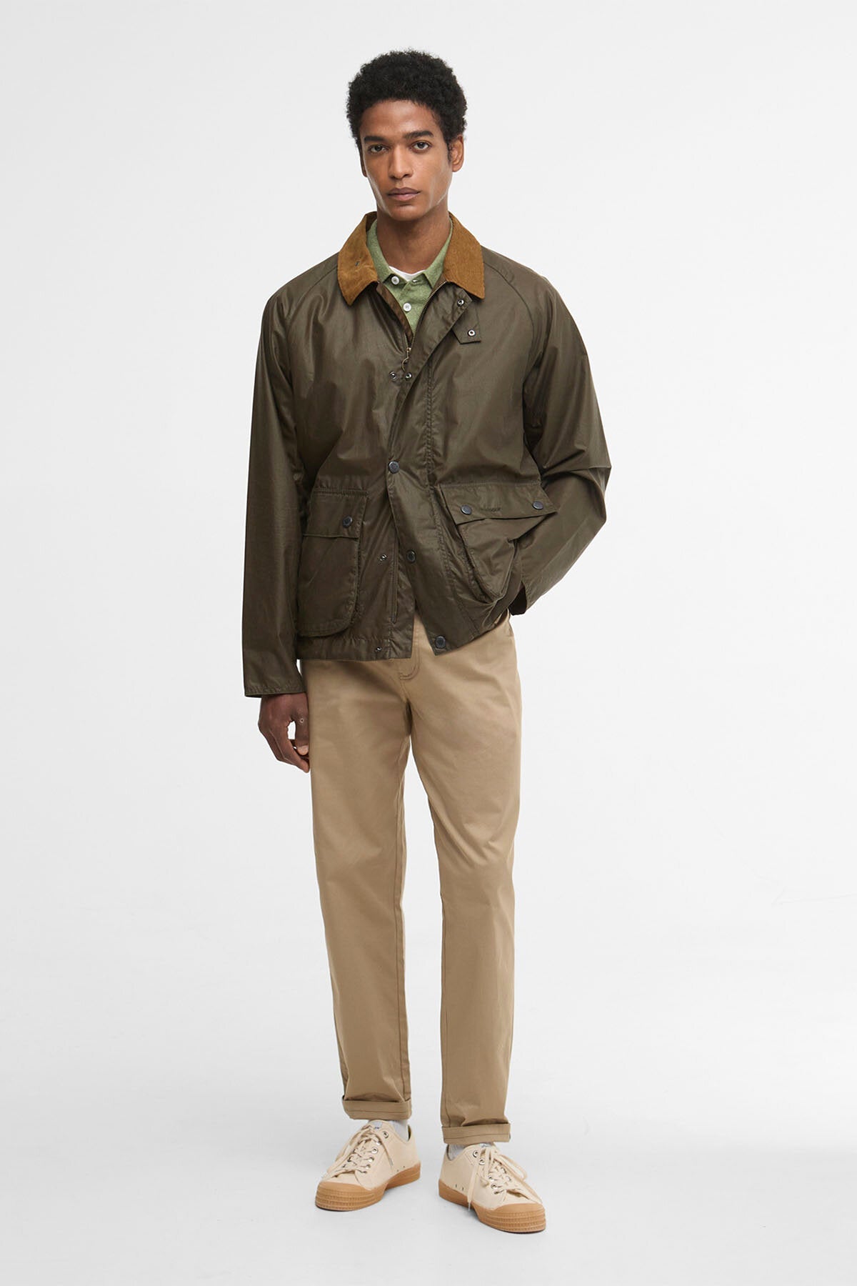 Moderne Bedale Wachsjacke