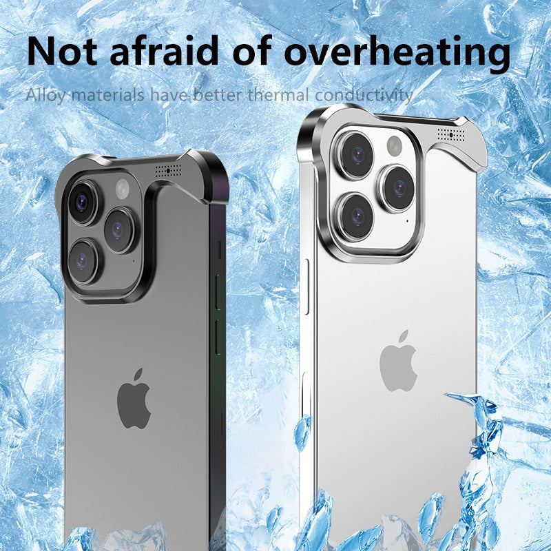 Aromatherapie-Handyhülle in Metallform für iPhones