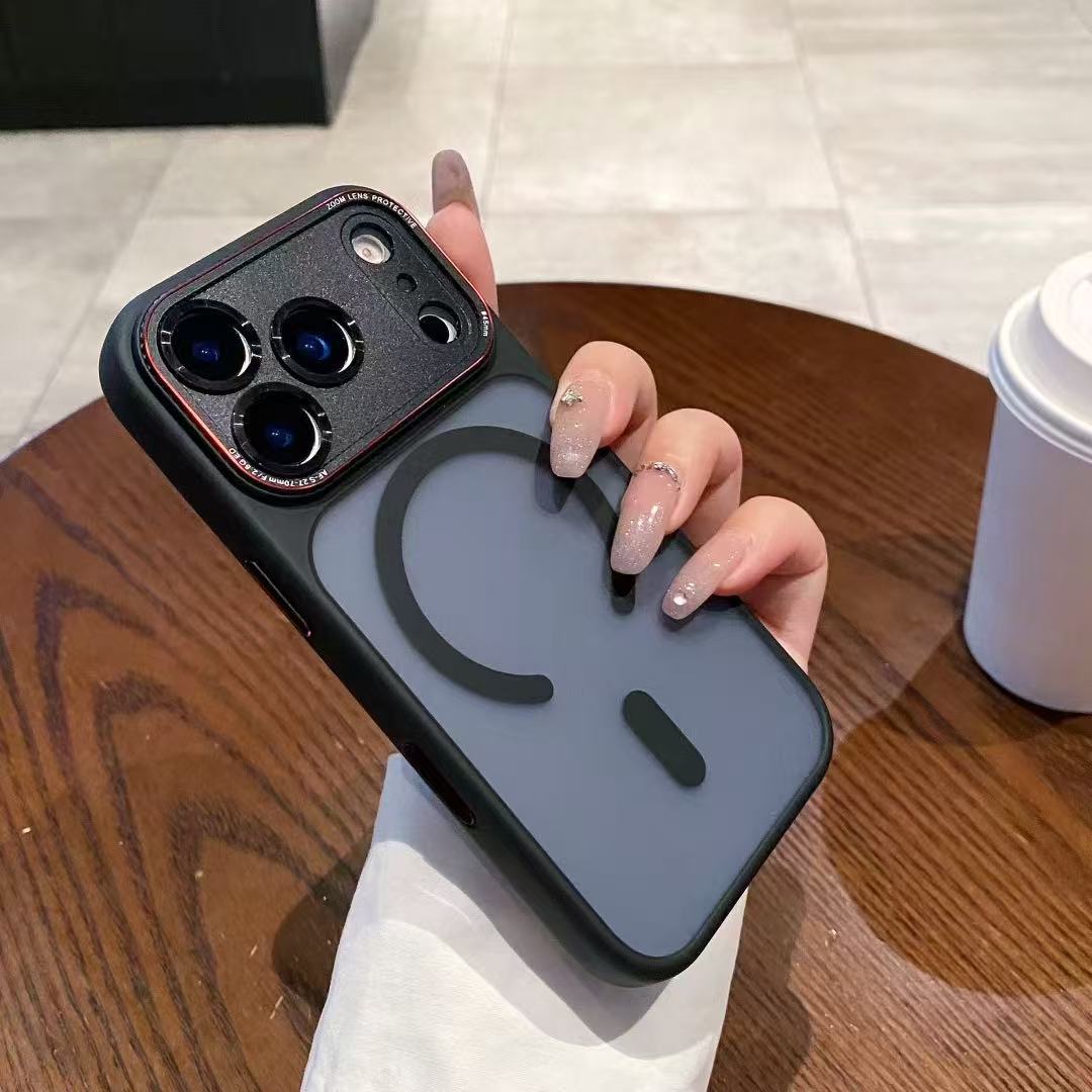 Handyhülle aus Metall mit integriertem Objektivschutz für die iPhone 17/16/15/14 Serie