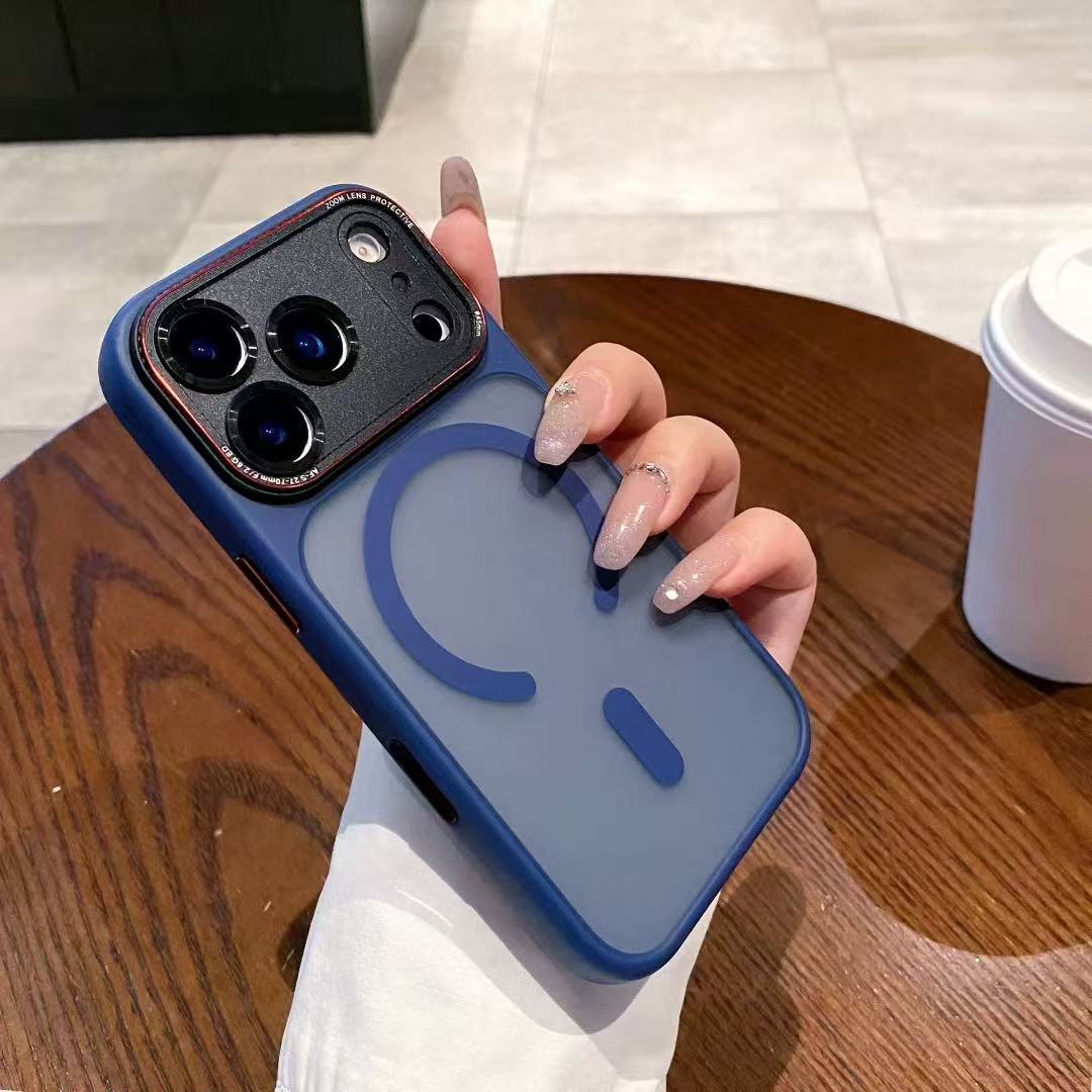 Handyhülle aus Metall mit integriertem Objektivschutz für die iPhone 17/16/15/14 Serie