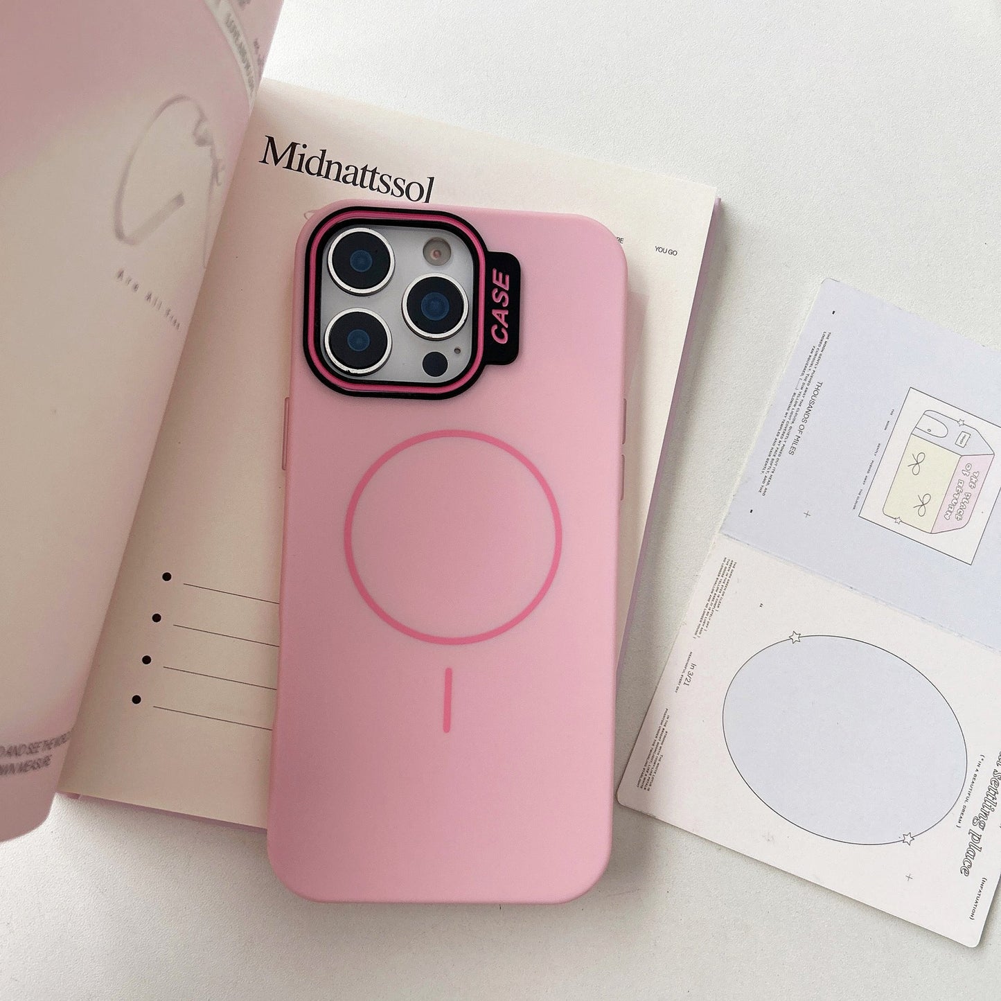 Macron Silikon-Magnet-Hülle für iPhone