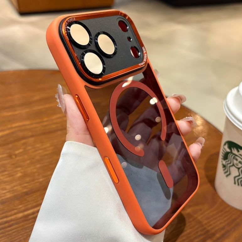 Handyhülle aus Metall mit integriertem Objektivschutz für die iPhone 17/16/15/14 Serie