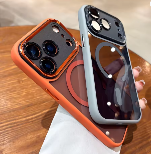 Handyhülle aus Metall mit integriertem Objektivschutz für die iPhone 17/16/15/14 Serie