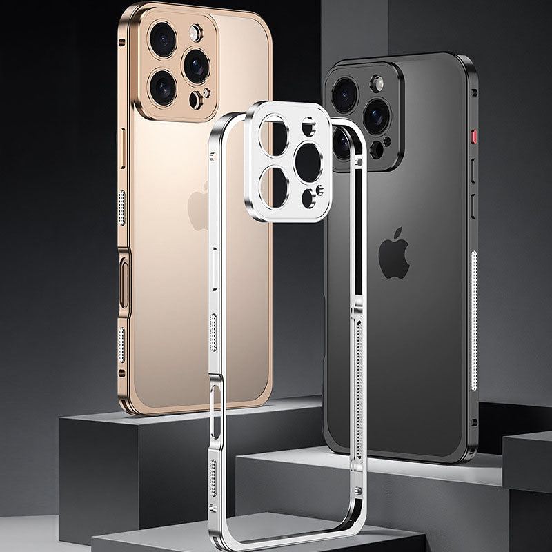 Sommerkühlung Unabhängiger Rahmen Linsenschutz Handyhülle für iPhone