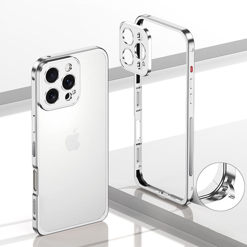 Sommerkühlung Unabhängiger Rahmen Linsenschutz Handyhülle für iPhone