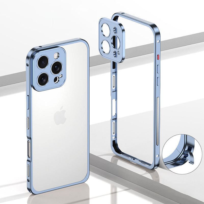 Sommerkühlung Unabhängiger Rahmen Linsenschutz Handyhülle für iPhone