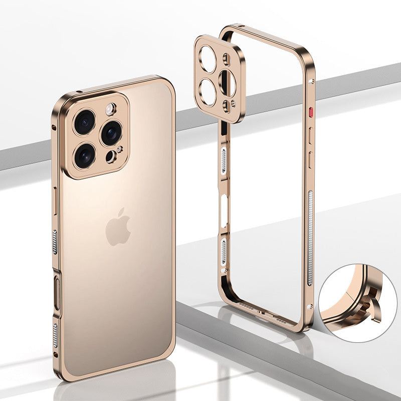 Sommerkühlung Unabhängiger Rahmen Linsenschutz Handyhülle für iPhone