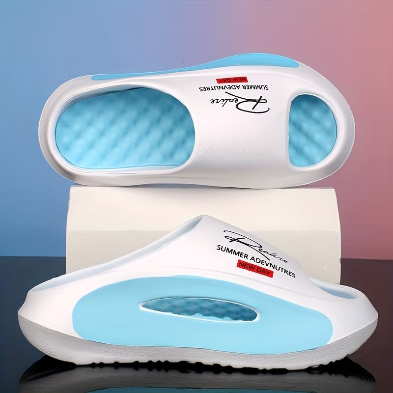 Men’s Thick-Sole Non-Slip Cloud Comfort Slide Sandals