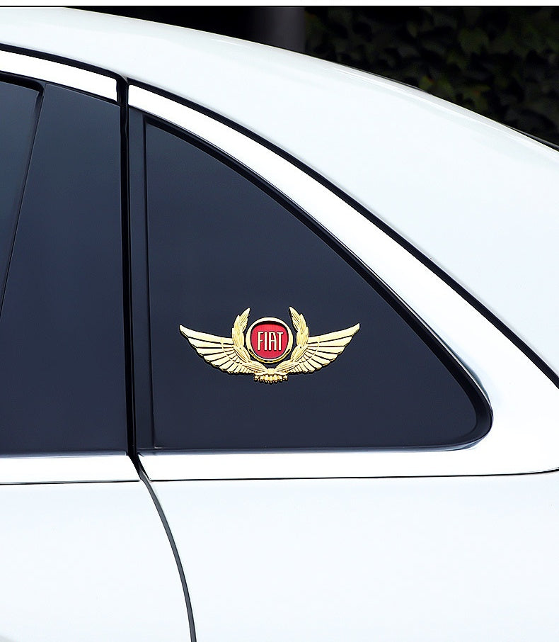 3D-Auto-Goldkarosserieaufkleber zum Blockieren von Kratzern, dekorative Aufkleber, Flügel, Seitenetikett, Auto-Logo-Aufkleber