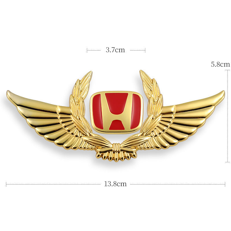 3D-Auto-Goldkarosserieaufkleber zum Blockieren von Kratzern, dekorative Aufkleber, Flügel, Seitenetikett, Auto-Logo-Aufkleber