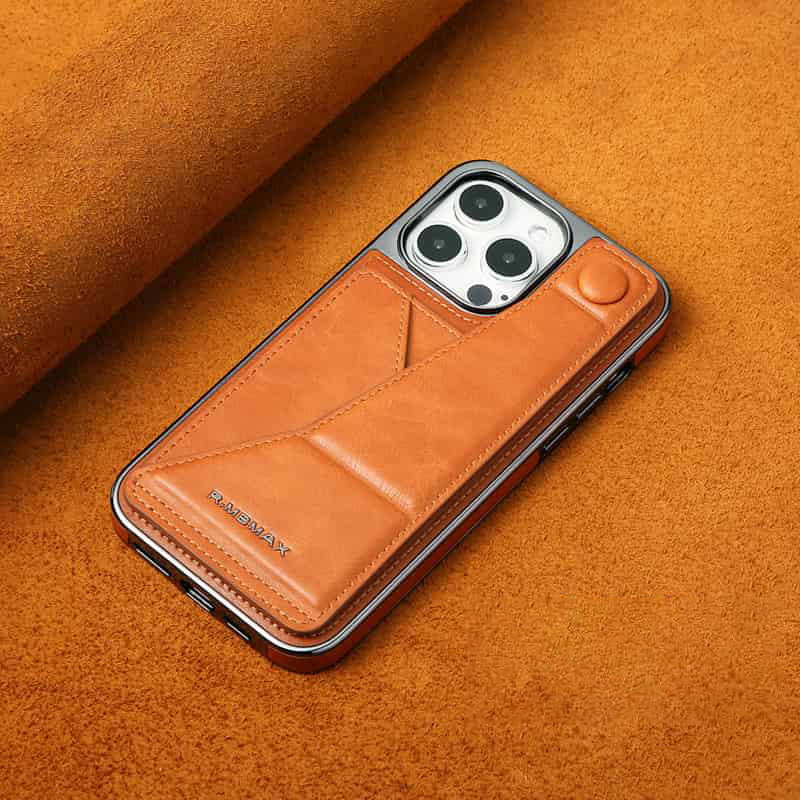 Vollständige Abdeckung Kunstlederhülle mit Handschlaufe, Ständer und Kartenfach, passend für iPhone Serien